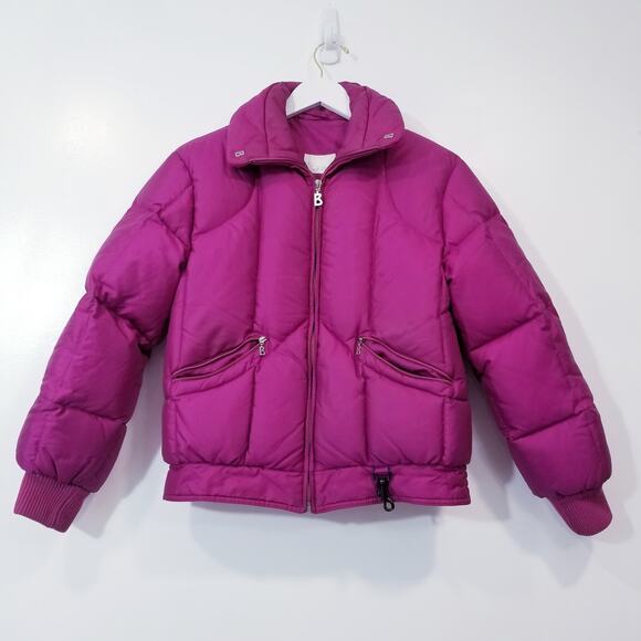 Bogner Fuchsia Goose Down Puffer Ski Winter Jacket - Picture 1 of 16